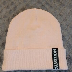 Hollister Light Pink Knit Beanie